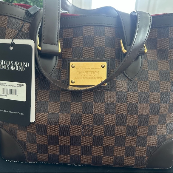 Louis Vuitton Brown Checkered Tote - Picture 1 of 11